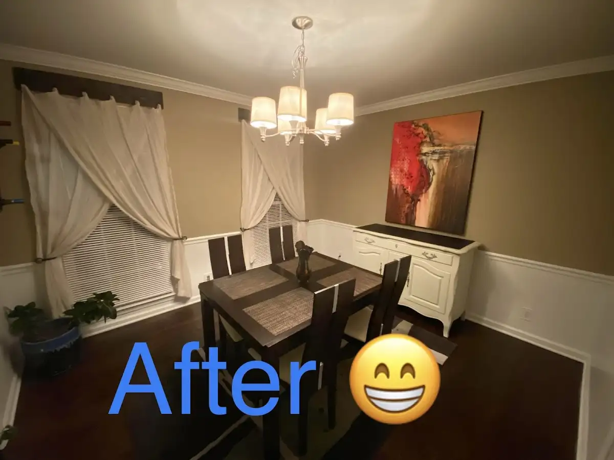 Professional dining room restoration after water damage in Rose Hill